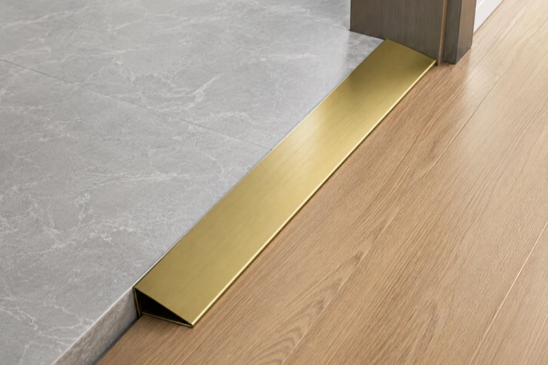 Stainless Steel Threshold Transition Profile