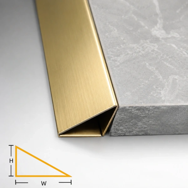 Stainless Steel Threshold Transition Profile